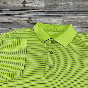 Bobby Jones X H2O Golf‎ Polo Green Stripes Men's Size Large